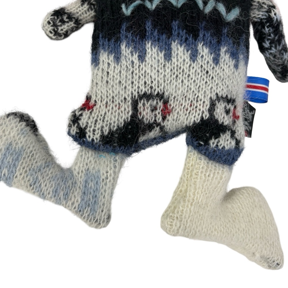 Skrimsli Plush Monster Toy Handmade in Iceland Knit Stuffed Animal Doll - Picture 3 of 10
